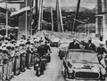 Saragat all'inaugurazione del Viadotto Polcevera 1967