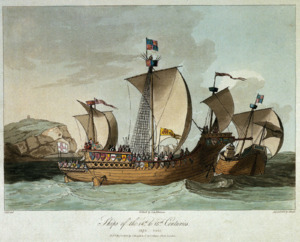 Ships of the 14th and 15th Centuries. 1375, 1425 RMG PU0285f