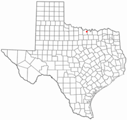 Location of Saint Jo, Texas