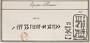 Tableau Général des signes et groupes hieroglyphiques No 125 (color)