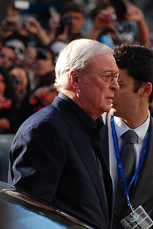 The Dark Knight European Premiere - Michael Caine