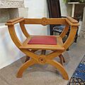 The bishop's chair at Sompting parish church