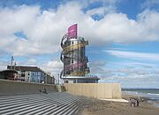 The now completed Redcar Beacon seen from the east - geograph.org.uk - 3447281