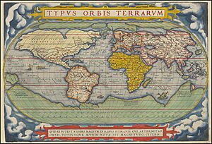 Theatrum Orbis Terrarum, by Abraham Ortelius, World, 1572