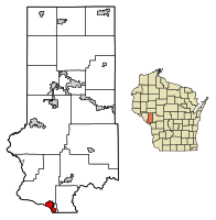 Location of Trempealeau in Trempealeau County, Wisconsin.