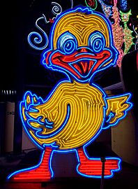 Ugly Duckling Car Sales sign - Neon Museum