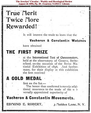 Vacheron Constantin (notice for observatory trials)