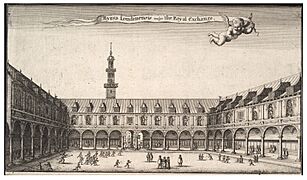 Wenceslas Hollar - Royal Exchange (State 2)