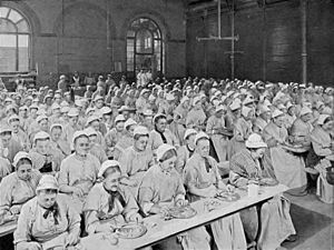 Women mealtime st pancras workhouse
