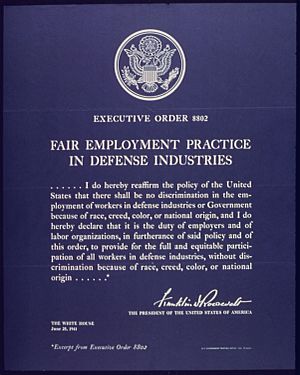"Executive Order No. 8802" Fair Employment Practice in Defense Industries - NARA - 514231