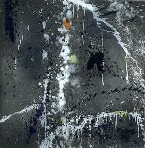 'Wind and Water', color soap ground --aquatint-- with soap ground --aquatint-- reveral, spit bite --aquatint-- and --drypoint-- by --Pat Steir--, 1996