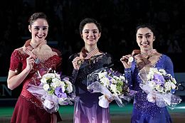 2017 World Championships Ladies Podium