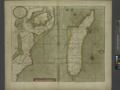 A new draught of the Island of MADAGASCAR ats St. LORENZO with Augustin Bay and the Island of Mombass at Large NYPL1640654f