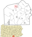 Adams County Pennsylvania incorporated and unincorporated areas Bendersville highlighted