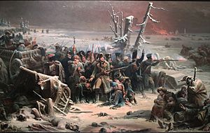 Adolphe Yvon (1817-1893) - Marshall Ney at retreat in Russia