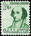 Albert Gallatin US stamp 1 1-4c 1967 issue