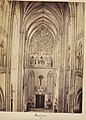Amiens sepia north transept interior 1878
