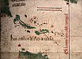 Anonimo portoghese, carta navale per le isole nuovamente trovate in la parte dell'india (de cantino), 1501-02 (bibl. estense) 02
