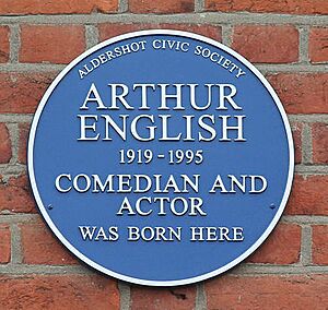 Arthur English Blue Plaque 2017