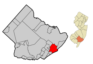 Location within Atlantic County
