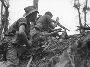 Aust soldiers Wewak June 1945