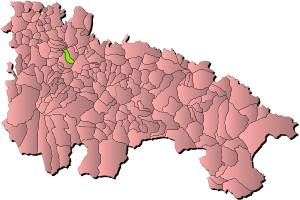 Location within Rioja Alta (La Rioja).
