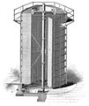 Barnard's fanless self-cooling tower