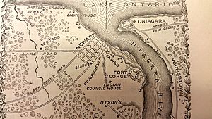 Battle of Fort George map