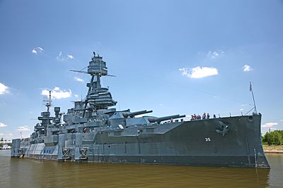 Battleship Texas, La Porte