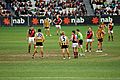 Before the bounce at the MCG