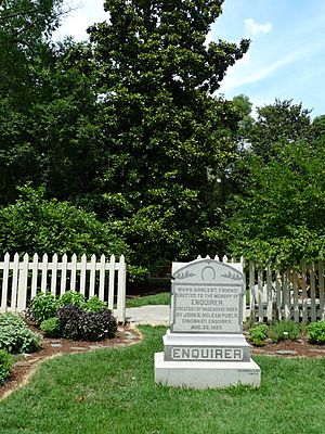 Belle Meade horse gravestone