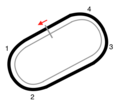 Bristol Motor Speedway map