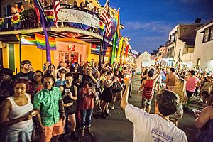 Café Lafitte in Exile - New Orleans LGBT-Gay Pride Parade 2016, Rainbow Flags (27297448773)