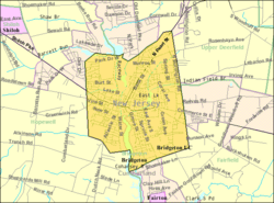 Census Bureau map of Bridgeton, New Jersey