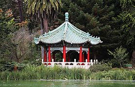 Chinese Pavillion at Stow Lake in the Golden Gate Park (TK1)