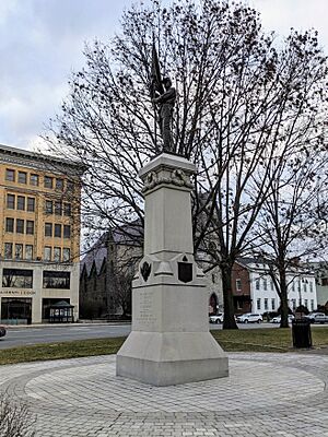 Civil War Memorial, Pittfield, Massachusetts, USA