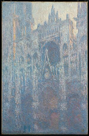 Claude Monet (French - The Portal of Rouen Cathedral in Morning Light - Google Art Project