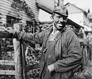 Coal miner (Polish). Capels, West Virginia