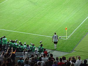 Confed-Cup 2005 Eröffnungsspiel (Eckball Schweinsteiger)