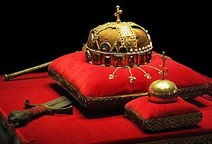 Crown, Sword and Globus Cruciger of Hungary2