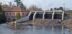 Crystal Falls MI Dam and Powerpland C