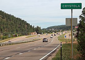 Crystola and U.S. Highway 24.