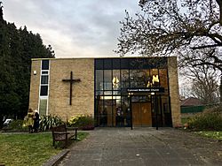 Cyncoed Methodist Church, Cyncoed Road, March 2019 01.jpg