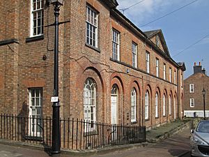 Darley Abbey - former St Matthews School - Brick Row frontage