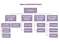 Departments in advertising agencies