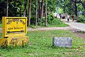 Directional road sign of Shaheed Abdur Rab Hall at University of Chittagong (01)