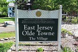 East Jersey Olde Towne Village Sign, Middlesex County, NJ