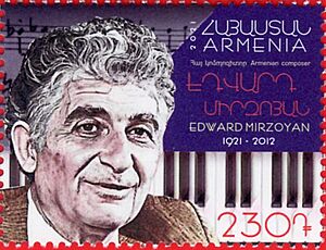 Edvard Mirzoyan 2021 stamp of Armenia