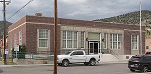 Ely, Nevada 1937 post office from ESE 1
