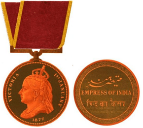Empress of India Medal gold.png